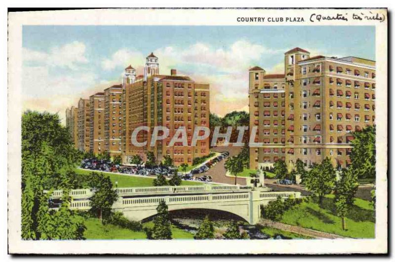 Old Postcard Country Club Plaza The scout Penn Valley Park