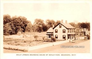 Sally Jordan Boarding House of Menlo Park in Dearborn, Michigan