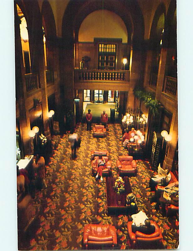 Unused The Midland Hotel on West Adams Street Vintage Chicago Postcard