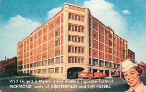 Cigarette Factory Liggett Meyer 1950s Richmond Virginia Truck Colorpicture 10778