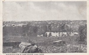 AYER, Massachusetts, 1910-1920s; Bird's Eye View Of Camp Devens