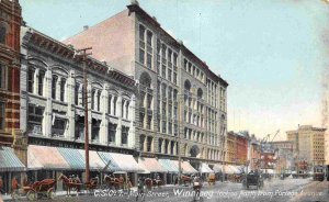 Main Street Winnipeg Manitoba Canada 1910c postcard