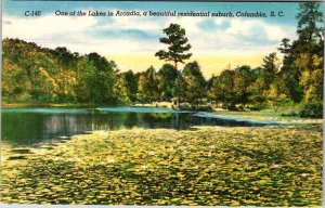 Postcard WATER SCENE Columbia South Carolina SC AM2343