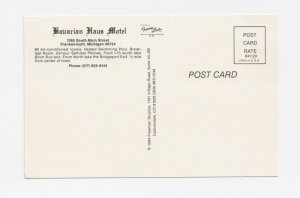 1984 Bavarian Haus Motel Postcard - Frankenmuth, MI - Rare and Unposted