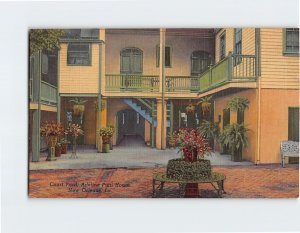 Postcard Court Yard; Adelina Patti House, New Orleans, Louisiana