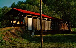 Covered Bridge Over The Killbuck Helmlick Ohio