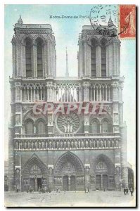 Old Postcard Notre Dame de Paris