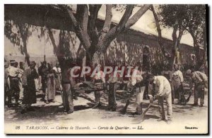 Old Postcard Tarascon Fire Hussars Corvee District Army