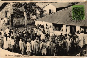 PC CONAKRY TAM-TAM ETHNIC TYPES FRENCH GUINEE GUINEA (a35854)