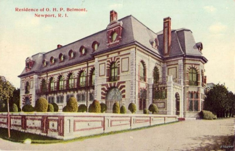 RESIDENCE OF O.H.P. BELMONT NEWPORT, RI