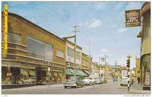 Main Street , Jonquiere , Quebec , Canada , 1950s