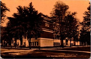 Postcard Central School in Elkhart, Indiana