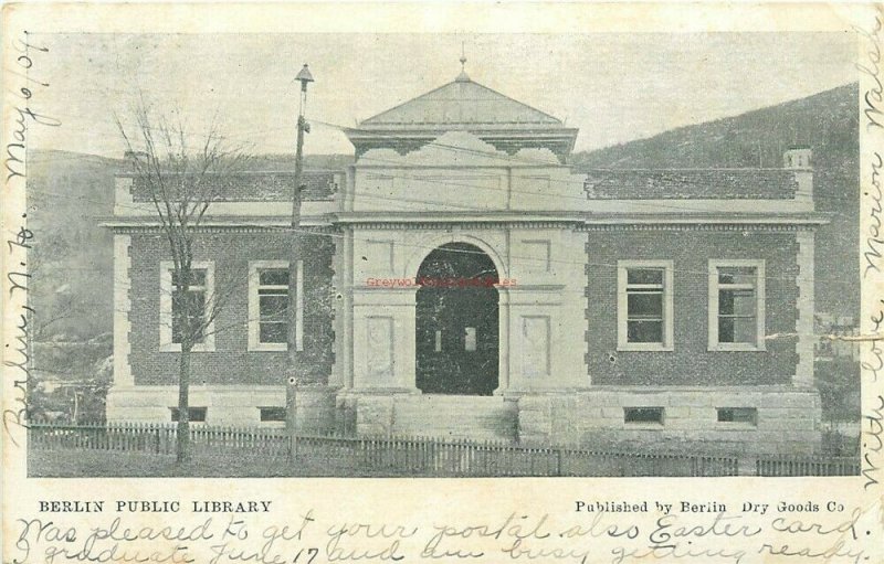 NH, Berlin, New Hampshire, Library