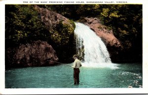 Fishing One Of The Many Promising Fishing Holes Shenandoah Valley Virginia