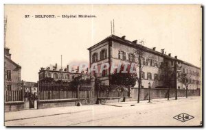 Postcard Belfort Old Military Hospital Army