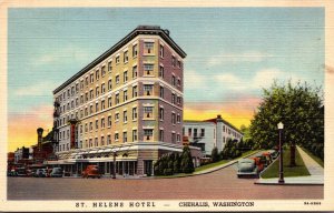 Washington Chehalis St Helens Hotel 1944 Curteich