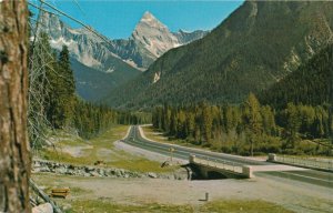 Mt Sir Donald from the Rogers Pass Highway - British Columbia, Canada