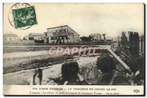 Old Postcard End of Tragedy & # 39A terror Choisy le Roi L & # 39attaque