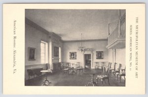 Metropolitan Museum Of Art~American Wing 10~American Rooms~Alexandria VA~Vintage