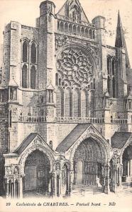BR73137  cathedrale de chartres portail nord  france
