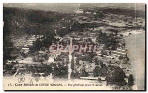 Camp Souges Old Postcard General view taken by plane