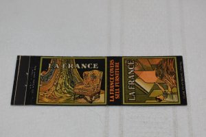 La France Covers Sell Furniture Advertising 20 Strike Matchbook Cover