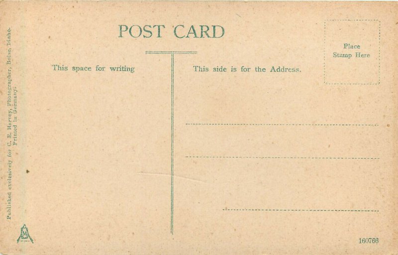 Vintage Postcard Longfellow School Boise Idaho