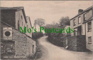 Devon Postcard - Steep Hill, Parracombe  Ref.SW10146