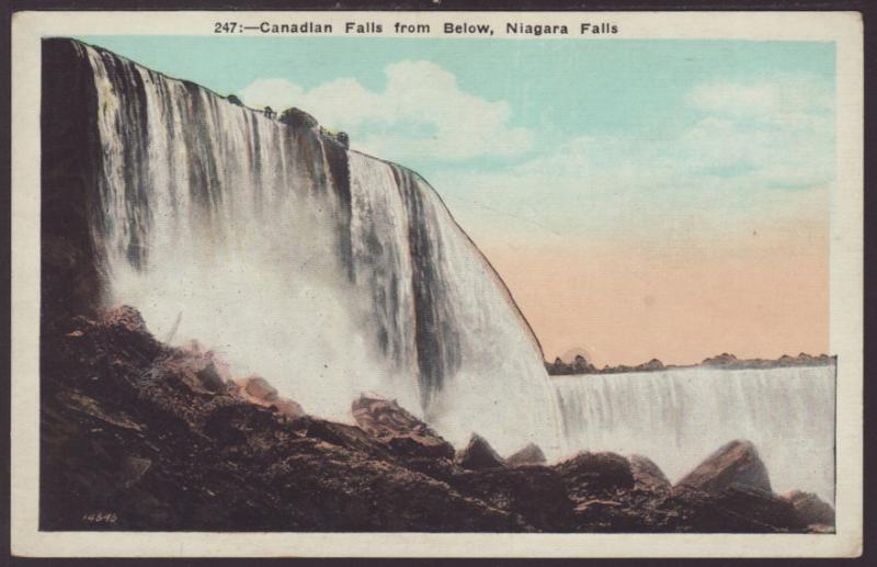 Canadian Falls,Niagara Falls,ON,Canada Postcard