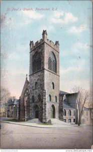 Rhode Island Pawtucket St Paul's Church 1909