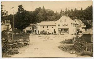 Jay ME Dirt Street View Post Office Store Front RPPC Real Photo Postcard