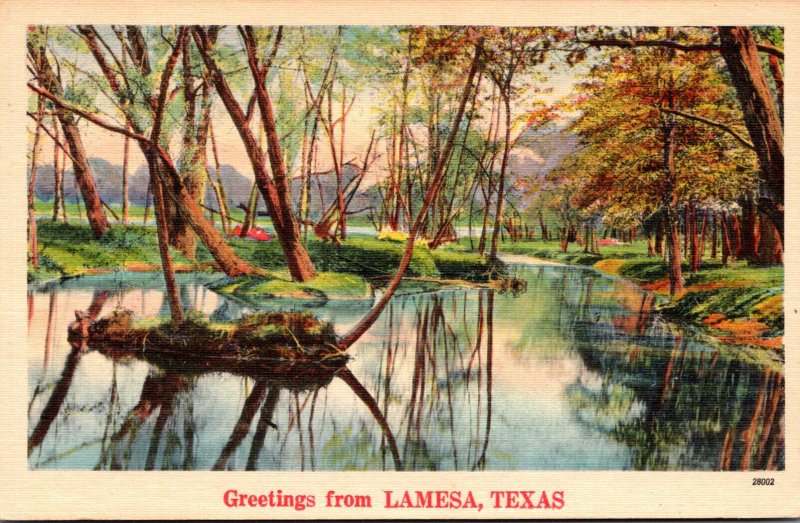 Texas Greetings From Lamesa