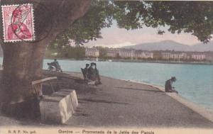 Switzerland Geneve Promenade de la Jetee des Paquis 1909