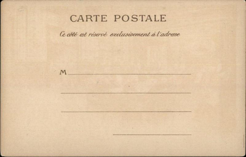 Montre Carlo Salle de Jeu Gambling Hall c1900 Postcard FINE LITHO