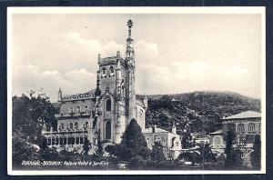 Palace Hotel & Gardens Bussaco Portugal RPPC unused c1920's