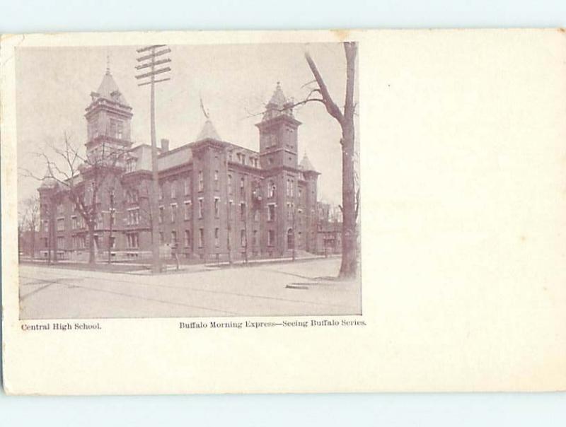 Pre-1907 HIGH SCHOOL Buffalo New York NY A1898