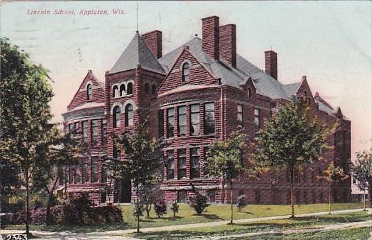 Lincoln School Appleton Wisconsin 1907