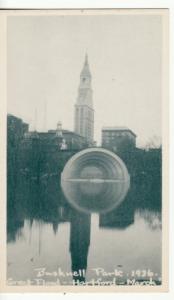 CT   HARTFORD   BUSHNELL PARK  1936 FLOOD postcard