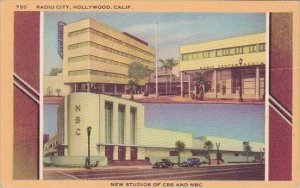 California Hollywood Radio City New Studios Of CBS And NBC