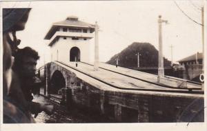 Panama Panama Canal Scene Real Photo