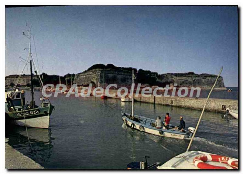 Postcard Modern Ile D'Oleron Le Chateau D'Oleron The Port And The Walls