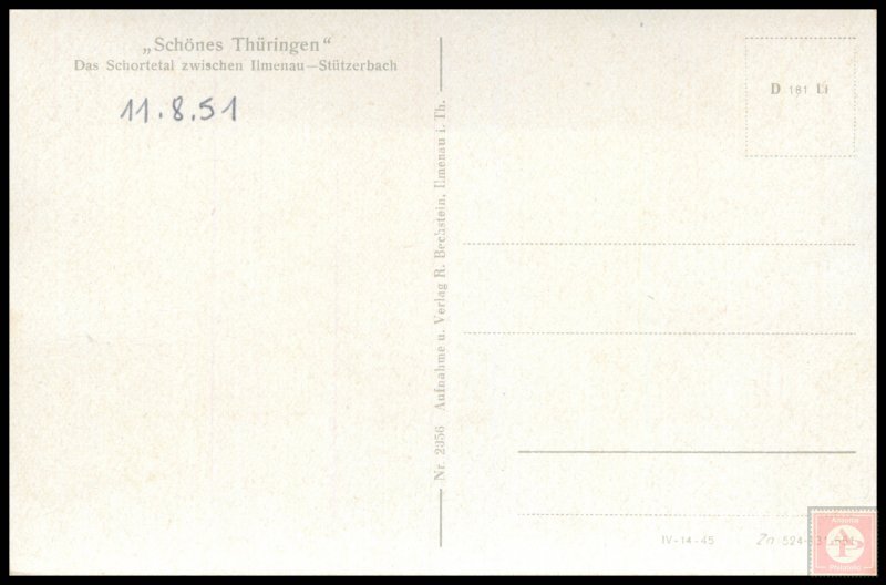 Beautiful Thuringia The Schortetal between Ilmenau - Stützerbach, Germany