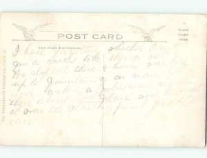 Pre-Chrome FOUNTAIN SCENE Cincinnati Ohio OH AH5492