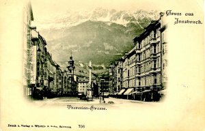 Austria - Innsbruck. Theresien Street