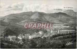 Postcard Modern Behobie view Generale in Far Fort St Martial and the Mount of...