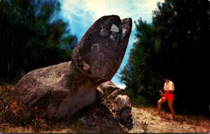 Hawaii Molokai Ancient Phallic Stone