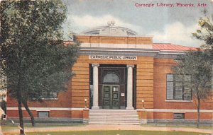 Carnegie Library Phoenix AZ USA Postcard
