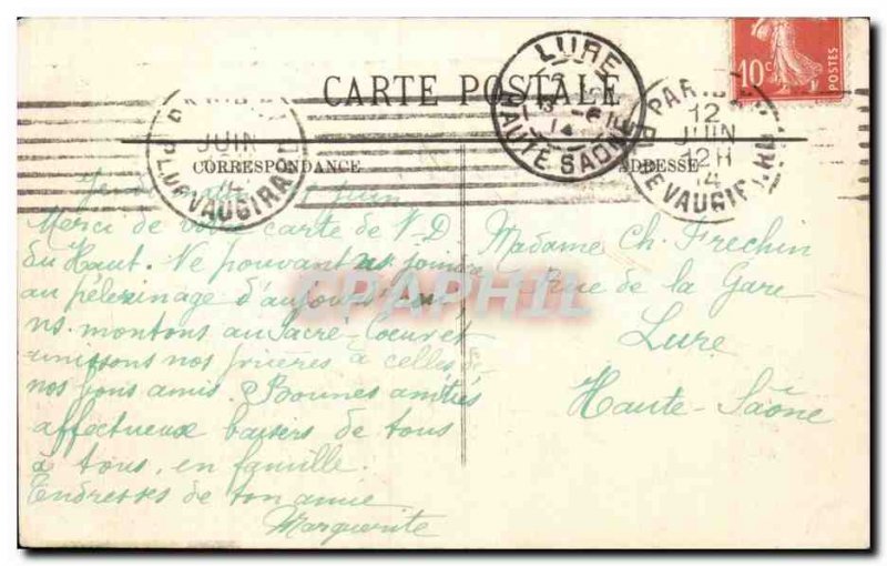 Paris Old Postcard Sacre Coeur Basilica