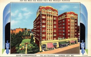 Missouri Kansas City Hotel Commonwealth Curteich