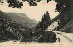 CPA EAUX-BONNES Route de Laruns a Eaux-Bonnes et Vallee du Valentin (1143442)